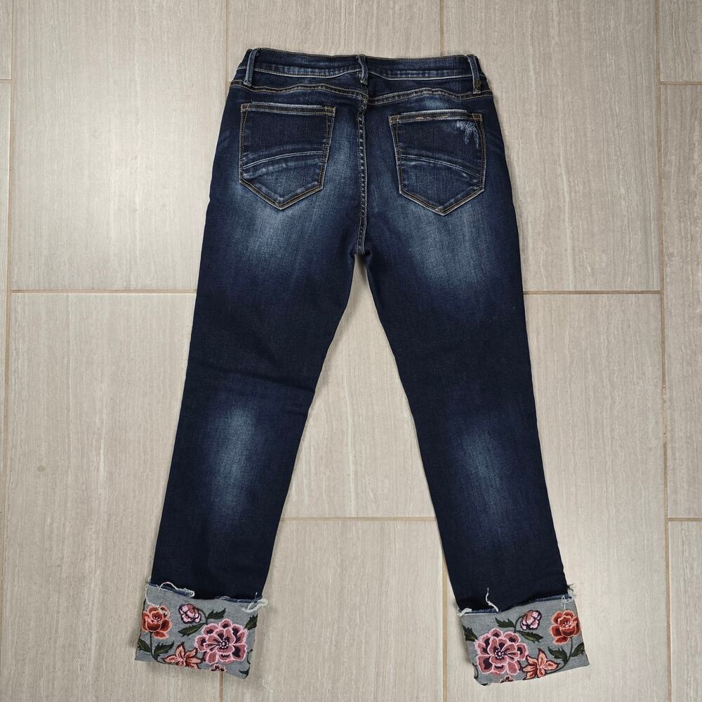 Driftwood Women's Colette Floral Embroidered Skinny Jeans 26 - Picture 6 of 7